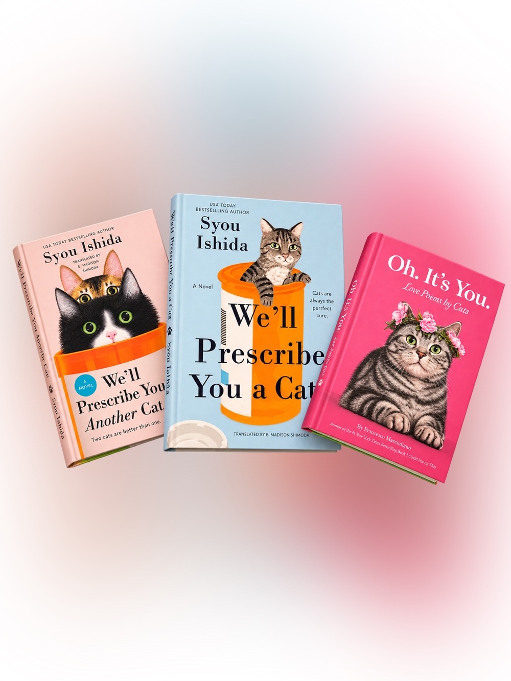 CAT LOVER’s Book Collection - We'll Prescribe You a Cat 1/2, Love Poems by Cat